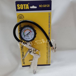 SOTA หัวเติมลมพร้อมเกจ์วัดลม