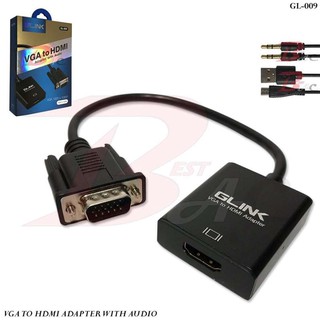 Glink VGA To HDMI (F) Converter ตัวแปลงสัญญานภาพ รุ่น GL-009