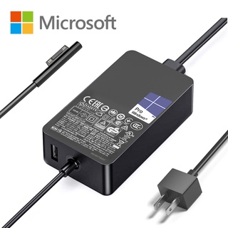 ⚡️Adapter Microsoft Surface Charger⚡️ 65W 15V 4A  สายชาร์จ สำหรับ Surface Pro 8 2021 Pro 3 4 5 6 7 Book Laptop Go หัวชาร์จ