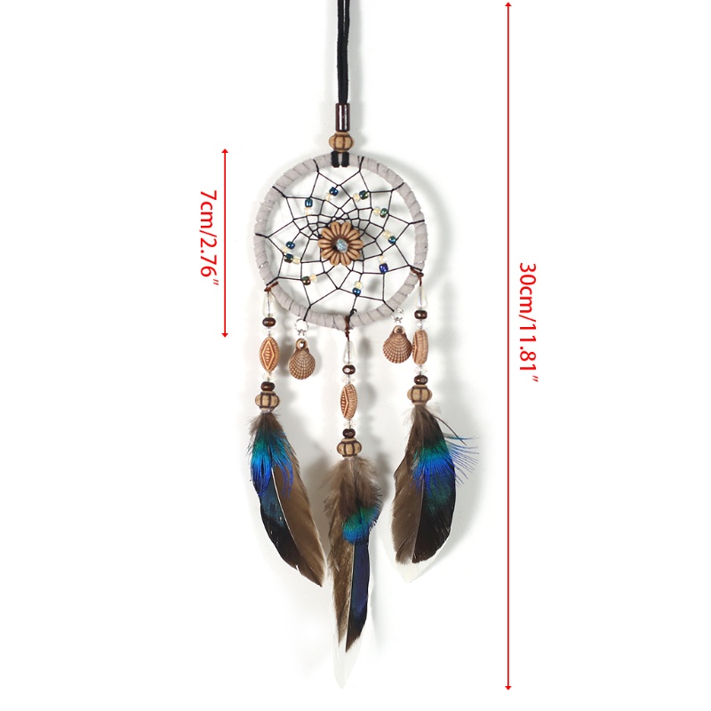 Cc Dream Catcher ภายในรถ Home Feather Handmade Dreamcatcher ของตกแต่งแขวน
