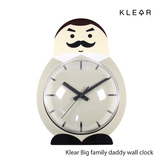 KlearObject Big family daddy wall clock นาฬิกาแขวนผนัง ตกแต่งห้อง นาฬิกาอะคริลิค : K271