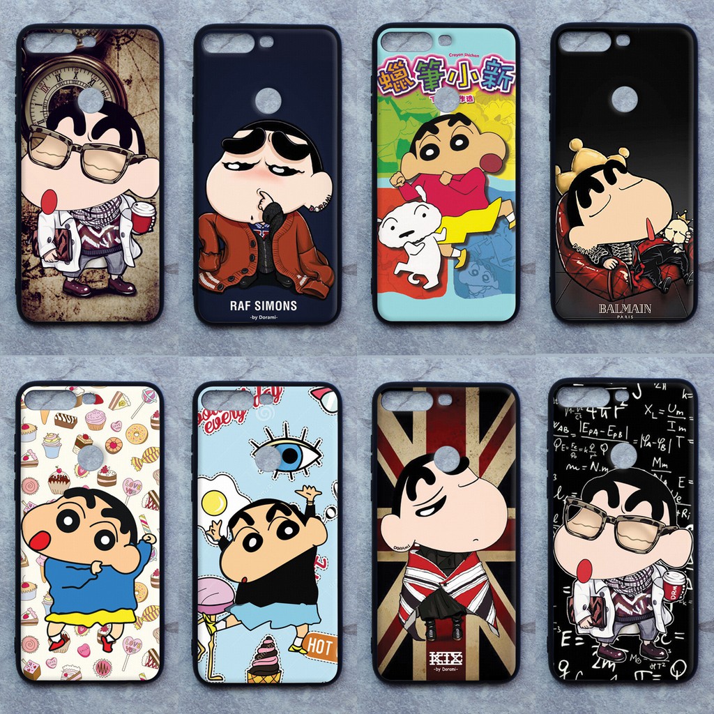 เคส Huawei Y7 pro (2018) ลายชินจัง ขอบนิ่มหลังแข็ง เคสมือถือ เคสโทรศัพท์ Case