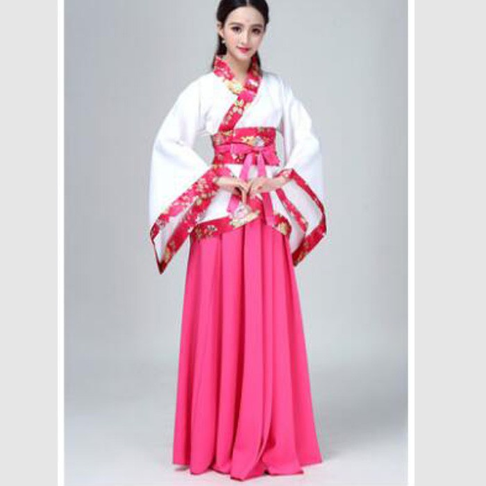 เต้นรำ ชุดแต่งกาย ผู้หญิง สุภาพสตรี โบราณ สูท แต่งตัว ชาวจีน เสื้อผ้า สีน้ำเงิน 2018