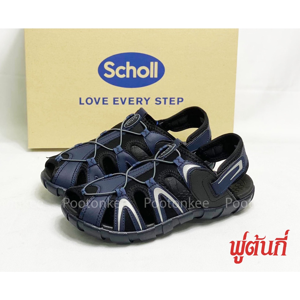 Scholl รองเท้าสกอลล์-มาริโอ้ Mario รองเท้ารัดส้น Comfort Sandal เบา ทนทาน