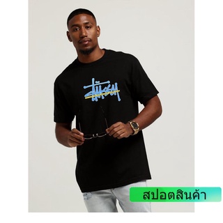 เสื้อยืด Stussy Fashion Casual T-Shirt For Men Women Short Sleeve Loose Fit