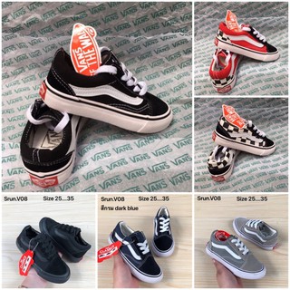 รองเท้าผ้าใบเด็ก แวน (vans) size 25-35