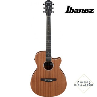 กีตาร์โปร่งไฟฟ้า Ibanez AEG7MH-OPN