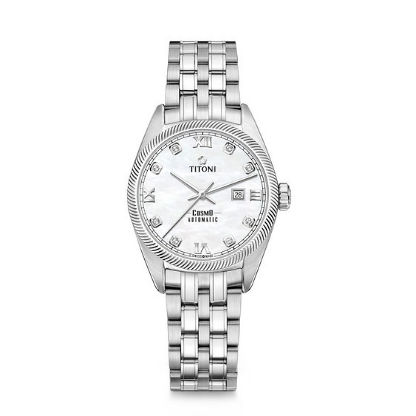 Titoni Luxury Ladies Watch - Cosmo Model: 818 S-652