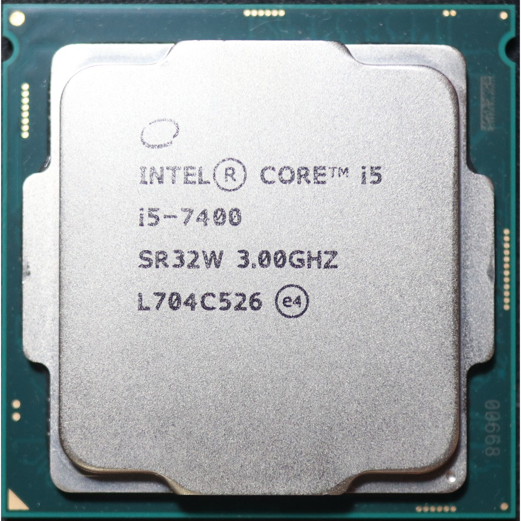 CPU (ซีพียู) INTEL 1150 CORE I5-7400 3.0Ghz Socket 1151 มือสอง มีแต่ตัว CPU