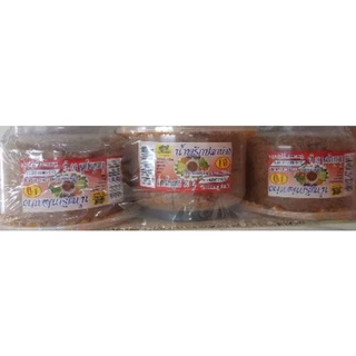 #น้ำพริกเจ ( 1 กระปุก) ขนาด 60 กรัม มี 12 สูตร อร่อยทุกรส #นรกเจ #ปลาบ่นเจ #ปลาย่างเจ #กุ้งแซบเจ #โยตา #อาหารเจ