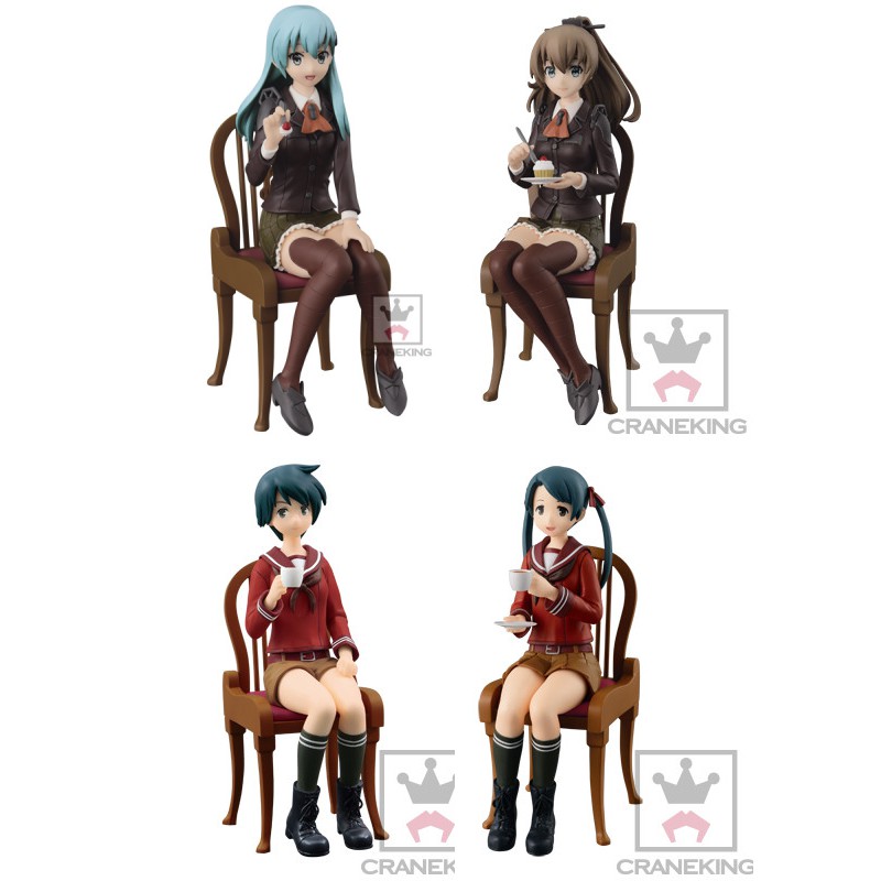 [ฟิกเกอร์แท้] Kantai Collection ~Kan Colle~ - Suzuya / Kumano / Mogami / Mikuma - "Ceylon Tea Party"