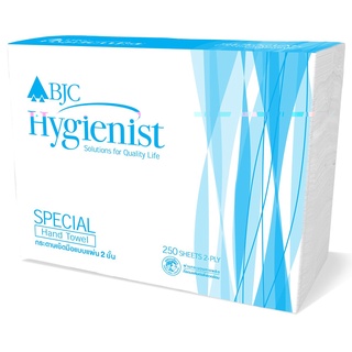 กระดาษเช็ดมือต่อเนื่อง 2 ชั้น (1x1000) BJC Hygienist กระดาษทิชชู 2 ply continuous paper towel (1x1000) BJC Hygienist