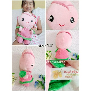 (พร้อมส่ง) ตุ๊กตามือสอง ตุ๊กตาดอกไม้ ตุ๊กตาต้นไม้ ตุ๊กตาตั้งโต๊ะ ดอกทิวลิป ดอกไม้  ตุ๊กตาลิขสิทธิ์แท้  ตุ๊กตาผ้า