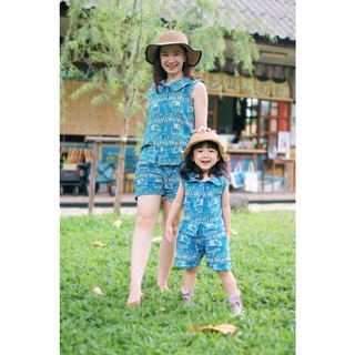 🐘Set คอบัว : ลายช้าง | Mom&amp;Girl&amp;Boy&amp;Day🐘