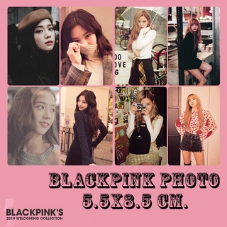 BLACKPINK รูป PHOTO 2019 welcoming collection (SIZE 5.5x8.5 cm.) 5 pcs/set