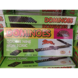 DOMINOES โดมิโน่ 55 ชิ้น กล่องใหญ่เล่นได้ทั้งครอบครัว ฝึกสมองและสร้างความสัมพันในครอบครัว โดมิโน่ ผลิตจากพลาสติก ปลอดภัย