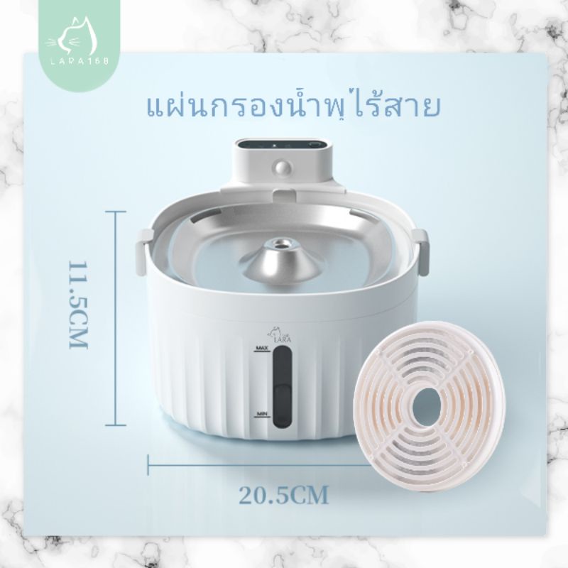 🌈แผ่นกรองน้ำพุรุ่นไร้สาย​ ( M04 )​ กรองรุ่น1