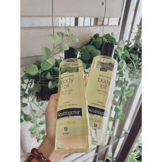 Neutrogena body oil 250ml ผิวเงา ออยบำรุงผิว น้ำมันบำรุงผิว