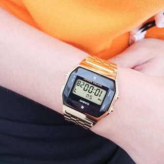 นาฬิกา Casio A159 Diamond ดีไซน์ดิจิตอลตามมาตรฐาน ยอดนิยม พร้อมเน้นด้วยเพชร 2 เม็ด