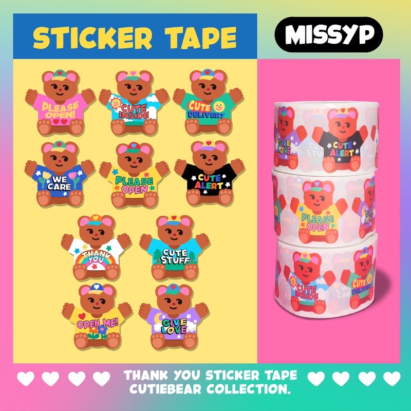 TAPE CUTIE BEAR💖💖💖💖💖