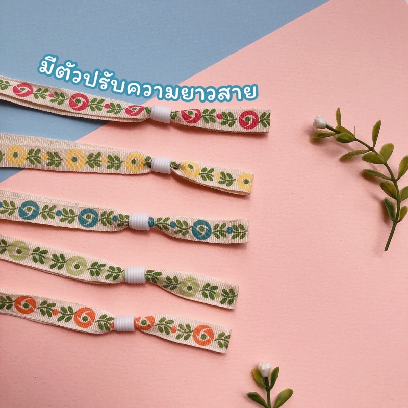 สายคล้องแมส ตัวปิดกระดุมสแนป น่ารัก ใช้งานง่าย มีสีและแบบให้เลือกเยอะมากค่าา - รูปที่ 2