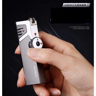 BRAND JOBON  3jet Lighter Gas By Zhongbang Smoking Set.