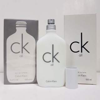 CK all EDT 100ml กล่องเทส/กล่องซีล(เช็คสต้อคก่อนทำรายการนะคะ)