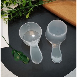 [25กรัม] ช้อนตวงโปรตีน ด้ามสั้น 50CC