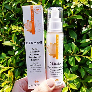 เซรั่มรักษาสิวอุดตัน Acne Blemish Control Treatment Serum 60 ml (Derma E®) เหมาะสำหรับผู้ที่เป็นสิวเรื้อรัง