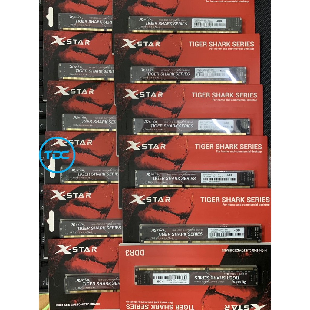 Ram PC Xstar DDR3 4Gb Bus 1600 สินค้าของแท้ 3 ปี