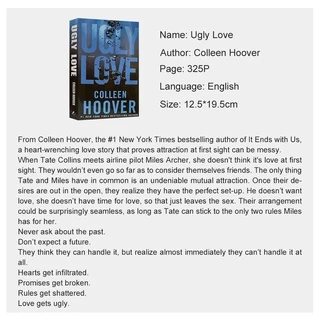Reminders of Him/It Ends with Us/Ugly Love -Novel by Colleen Hoover Books English for Adults New York Times Bestselling
