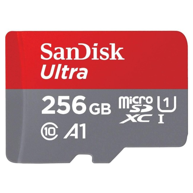 (มือสอง ของแท้ 100%) SanDisk Ultra Micro SD Card 256GB Class10 A1