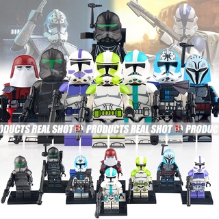 ฟิกเกอร์ Star Wars Bo-Katan Kryze 187th Legion Trooper The Clone Wars Galictic Marines ขนาดเล็ก XH0323