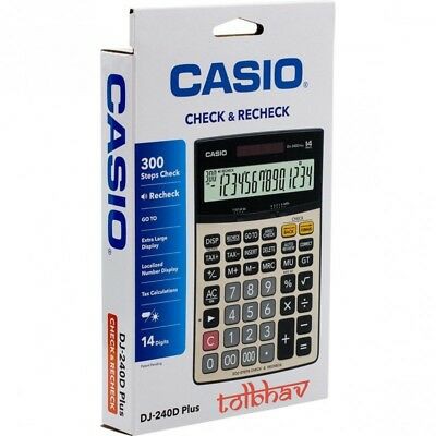 Taweemitr เครื่องคิดเลข 14 หลัก CASIO DJ-240D plus