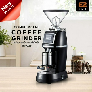 พร้อมส่ง!! เครื่องเมล็ดบดกาแฟ ETZEL รุ่น SN026 Coffee Grinder เฟืองบดไทเทเนียม 60 mm.