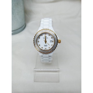 OP Ladys Watch WGJ/58036-1L-205 - สีขาว