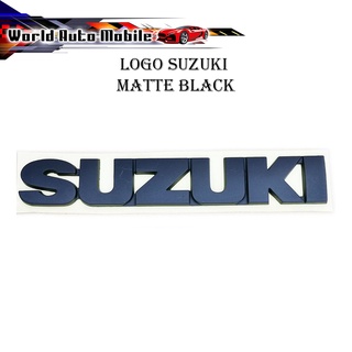 โลโก้ Suzuki ดำด้าน matte black LOGO SUZUKI MATTE ติด Suzuki SWIFT ดำด้าน 1ชิ้น 4ประตู มีบริการเก็บเงินปลายทาง