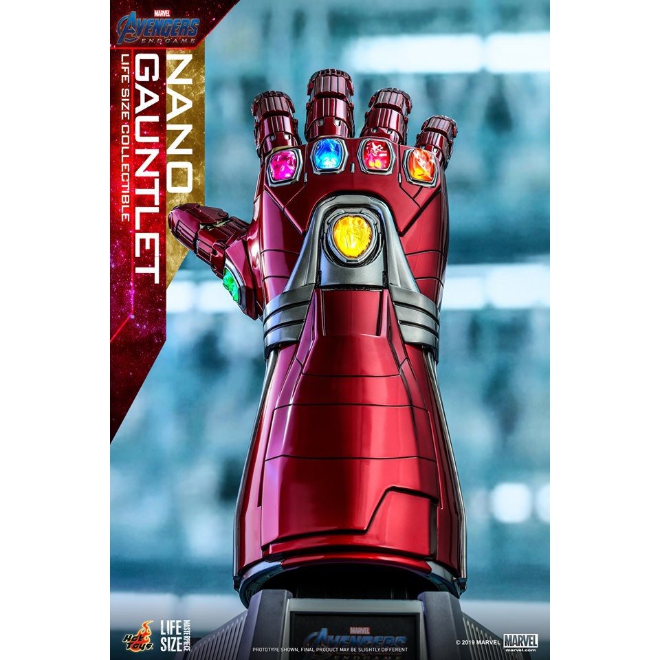 (ของแท้) Hot toys 1/1 LMS007 Iron Man NANO GAUNTLET (LIFE SIZE)