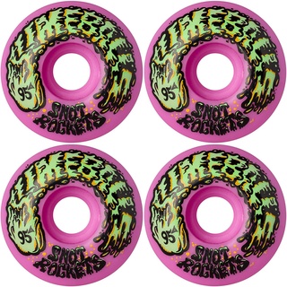 Slime Balls | 54mm 95a Snot Rockets Pastel Pink Skateboard Wheels