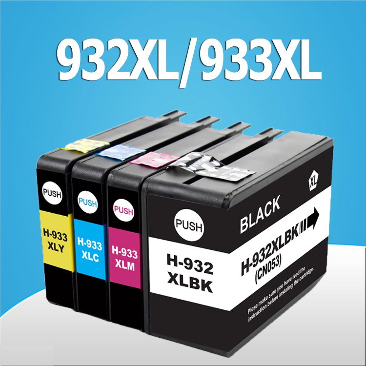 HP 932 HP 933 หมึก HP932 HP932 หมึก HP932XL HP933XL ตลับหมึกเข้ากันได้สำหรับ HP 6100 6600 6700 7110 