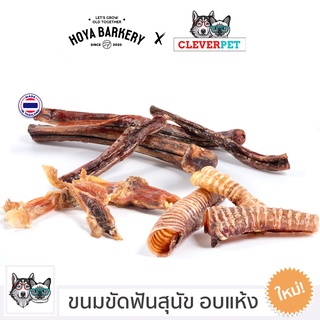 [พร้อมส่ง🇹🇭] BULLY STICK ขนมสุนัข อบแห้ง ขนมขัดฟัน ขนมแทะฟัน  Hoya Barkery Dog Treat Cleverpet