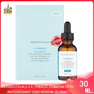 ♦จัดส่งที่รวดเร็ว♦ SKINCEUTICALS C.E. FERULIC COMBINATION ANTIOXIDANT CONTAINING 15/30ml เซรั่มบำรุงผิวหน้า