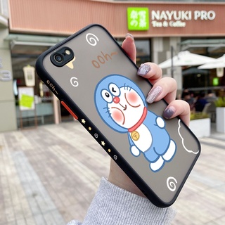 สําหรับ iPhone 6 Plus 6s Plus เคสการ์ตูนน่ารัก ลายแมวโดราเอมอน บาง กันกระแทก ฝ้า เคสแข็ง เคสป้องกันเต็มรูปแบบ
