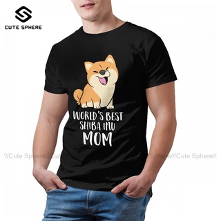 ขายดี เสื้อยืดแขนสั้น พิมพ์ลาย Shiba Inu 100% สไตล์คลาสสิก สําหรับผู้ชาย BKdhon48ABgcbi24