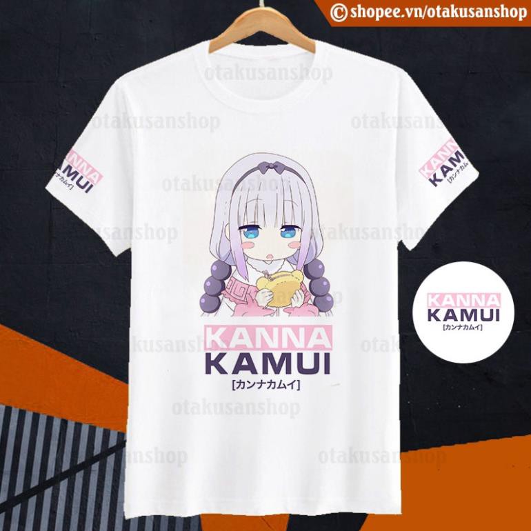 เสื้อยืดแขนสั้น Kobayashi Dragon Maid Kanna