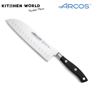 Arcos Spain 233500 Santoku Alveole Riviera 180 mm / มีด