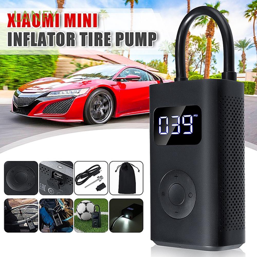 LANFY LED Air Pump Bike Tire Air Compressor For Motorcycle Electric