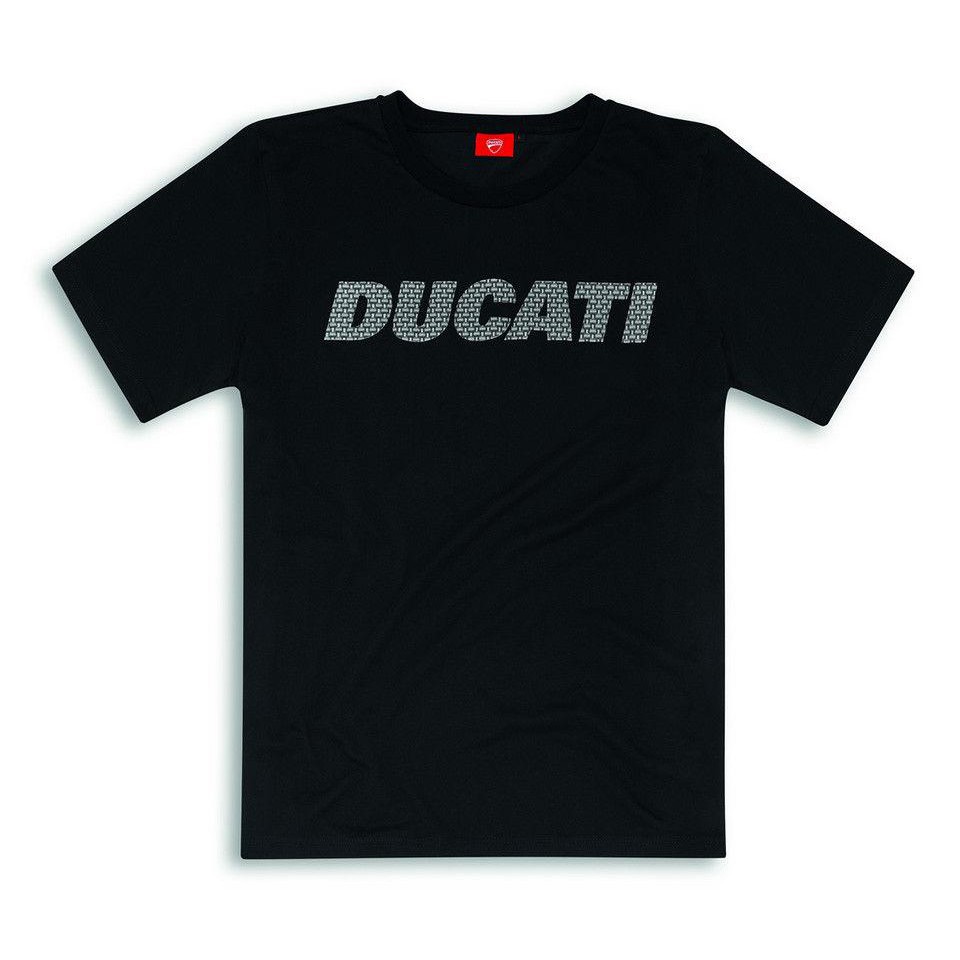 คอลูกเรือเสื้อยืดคอกลมXTER Ducati Graphic Carbon Kurzarm หรือ Ducati Corse Racing Gp หรือ Ducati Corse ผ้าฝ้ายผู้ชาย T เ