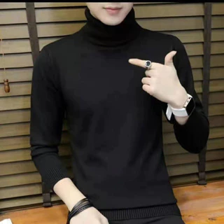 Hot (พร้อมส่ง) ไหมพรมผู้ชายคอเต่ารุ่นขายดี เนื้อผ้าหนานุ่ม ใส่สบายทรงเกาหลี