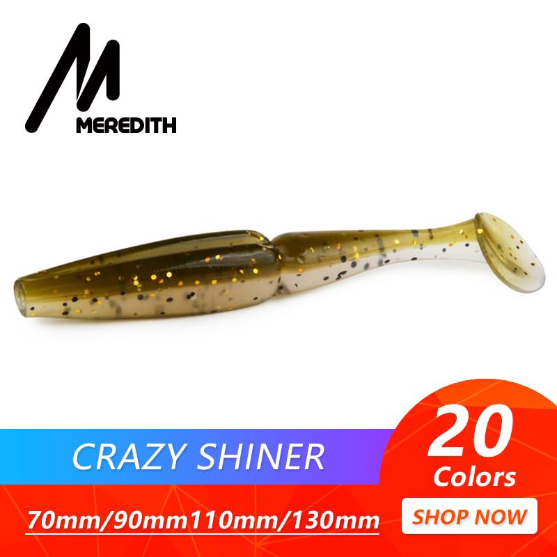 MEREDITH 10 ชิ้น   Fishing Baits  9 ซม   เหยื่ออ่อน   อุปกรณ์ตกปลาเหยื่อตกปลา 90 มม. 10 ชิ้น